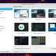 A menu in the Steam Deck's desktop lets the user select between different stylized themes.